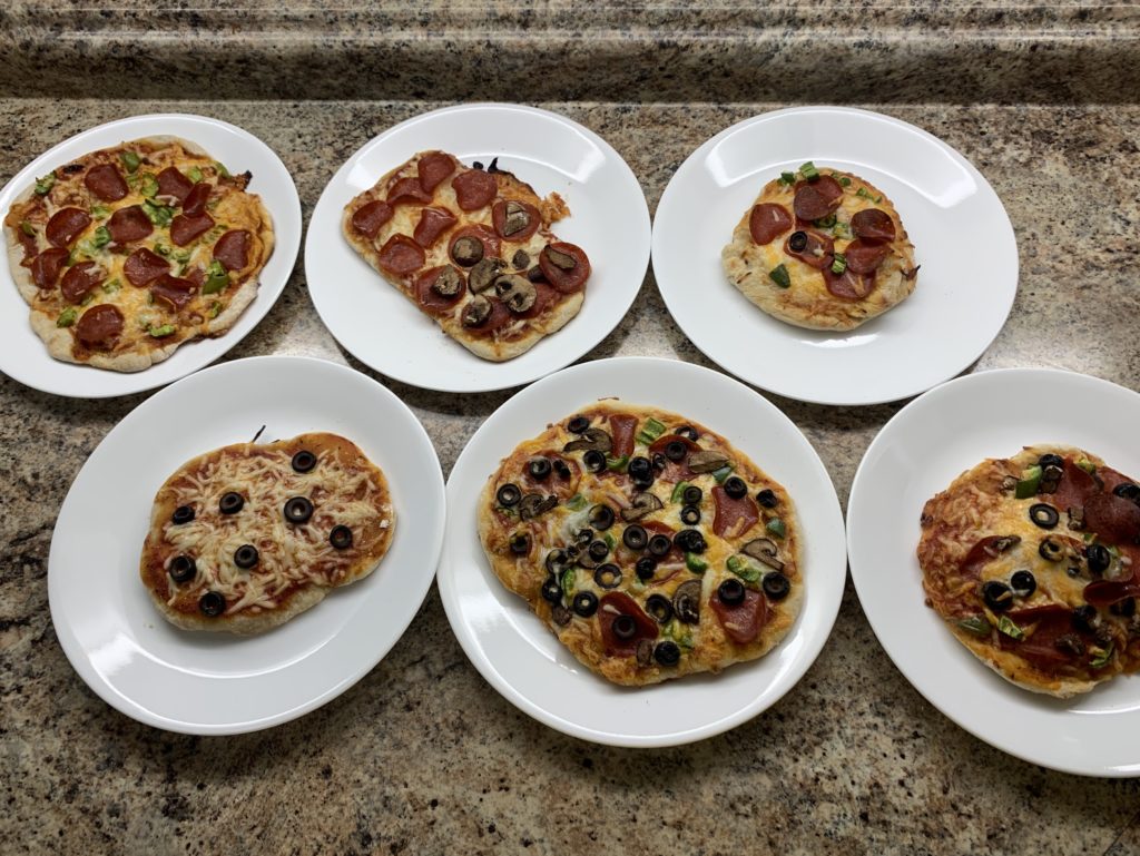 Different Each Pizza Looks!