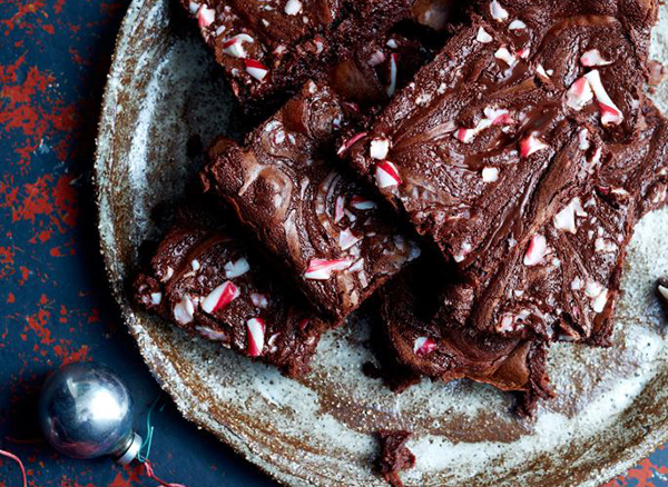 White Chocolate Peppermint Brownies Recipe