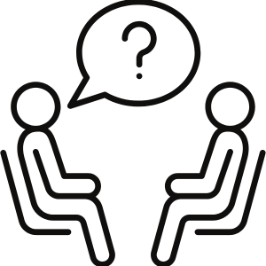 Cognitive Behavioral Therapy Talking Icon