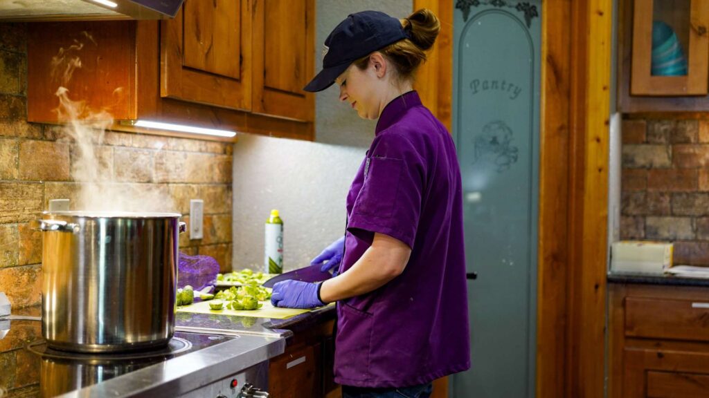 Nutritional Therapy at Eating Disorder Solutions Chef Making Food