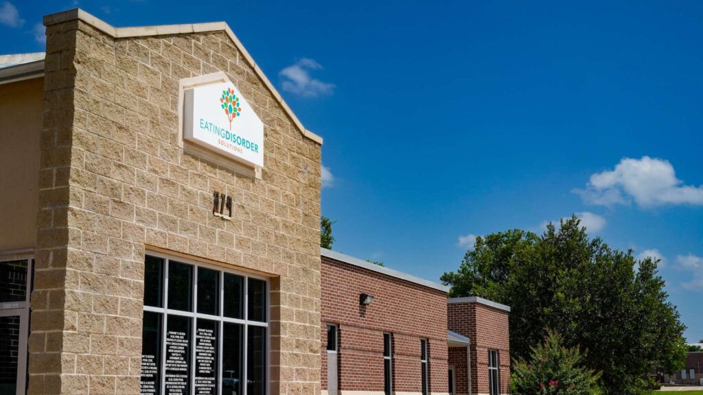 Outpatient Eating Disorder Treatment Front of Building With Sign