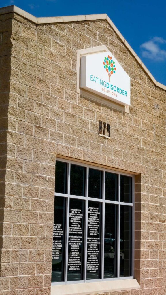 Group therapy session during PHP eating disorder treatment program at Weatherford facility