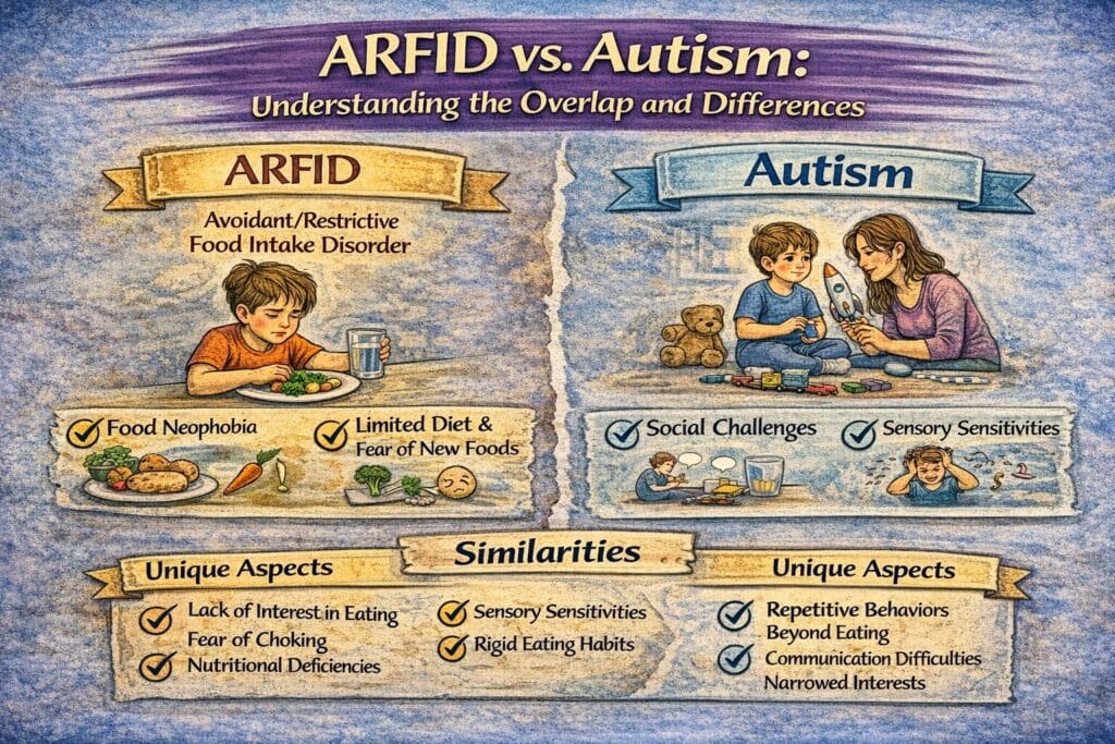 ARFID vs Autism_ Key Differences Similarities