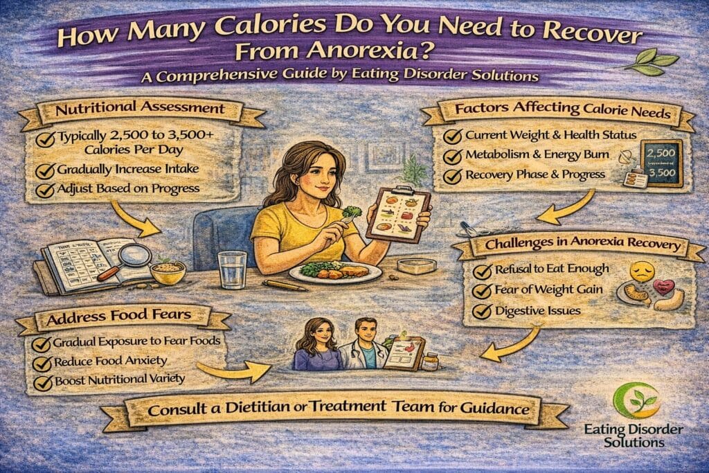 Calorie recovery guide for anorexia recovery