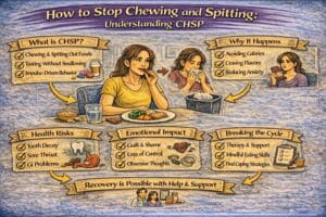 How to overcome chewing and spitting