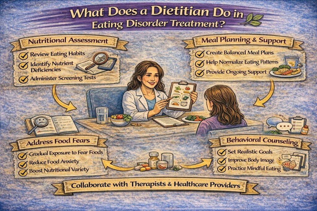 What dietitians do in treatment